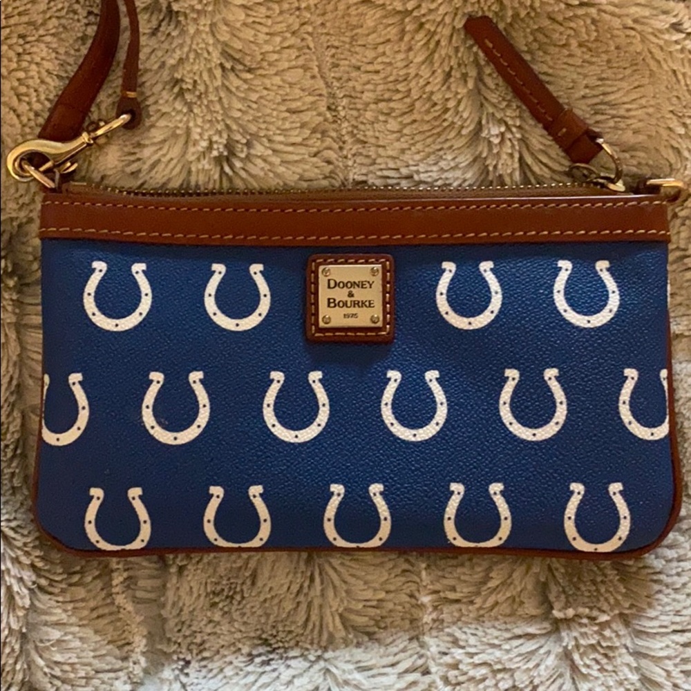 Dooney & Bourke Colts wristlet